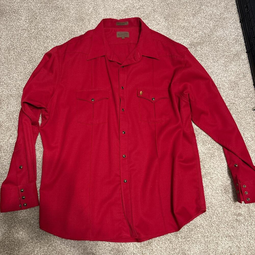 Vintage Pendleton Western style button up 100% virgin wool